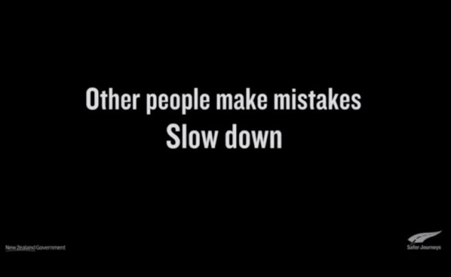 other make mistakes, slow down